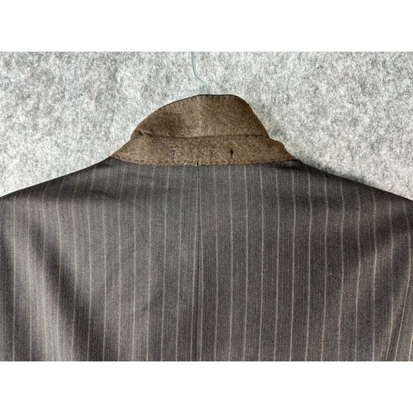 Daniel Cremieux Blazer Sport Coat Suit Jacket Loro Piana 40R Gray Pin Striped - Picture 6 of 13